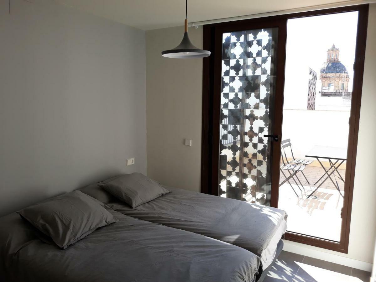 شقة Apartamento Con Terraza En San Luis إشبيلية المظهر الخارجي الصورة